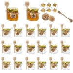 Lot-de-pots-a-miel-en-verre-picture-1