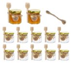 Lot de pots à miel en verre - 45 ml x12