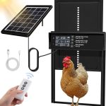 Porte solaire pour poulailler