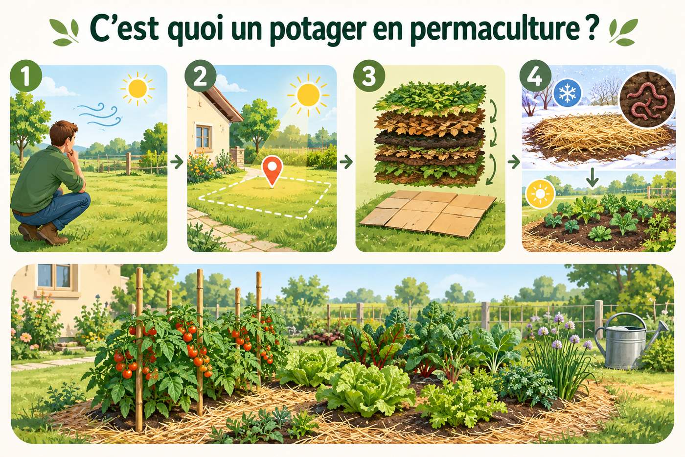 C'est quoi un potager en permaculture ?